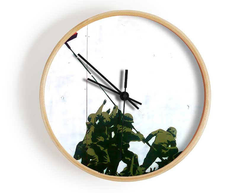 Soldier Homage To Mcdonalds Clock - Wallart-Direct UK