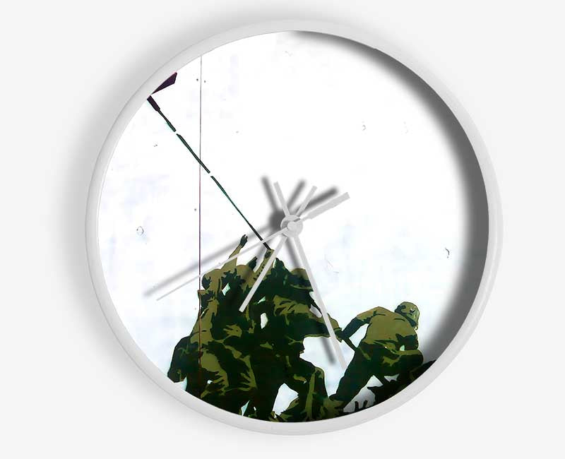 Soldier Homage To Mcdonalds Clock - Wallart-Direct UK