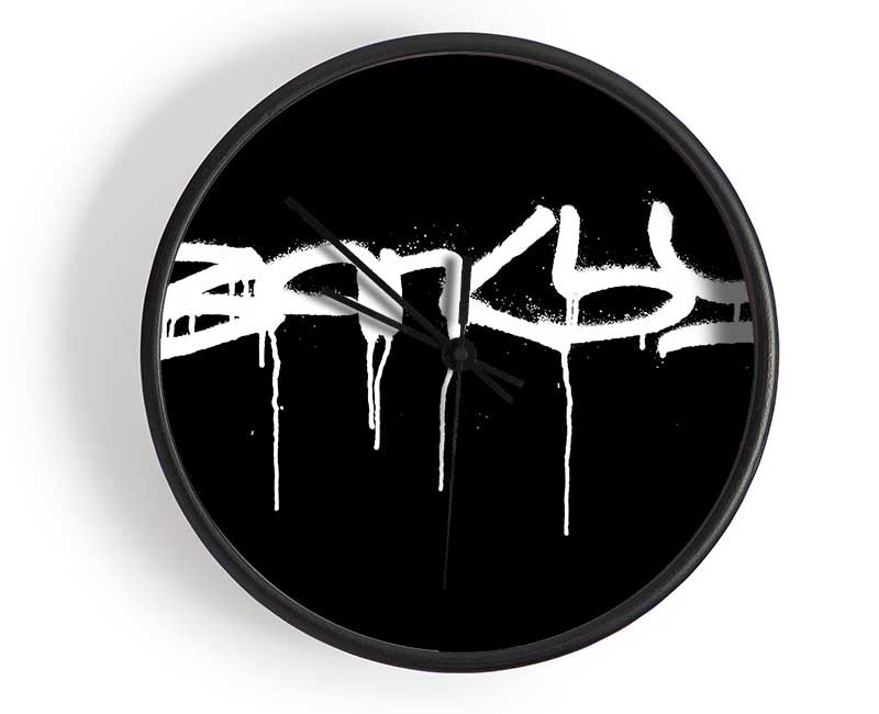 Banksy Black Clock - Wallart-Direct UK