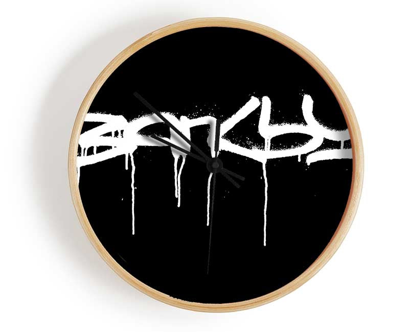 Banksy Black Clock - Wallart-Direct UK