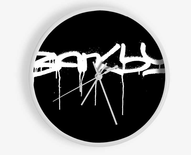 Banksy Black Clock - Wallart-Direct UK