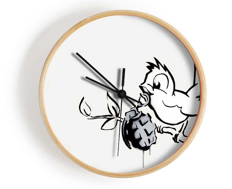 Bird Granade Clock - Wallart-Direct UK