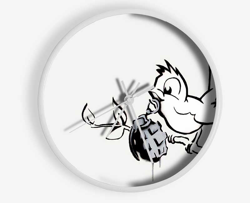 Bird Granade Clock - Wallart-Direct UK