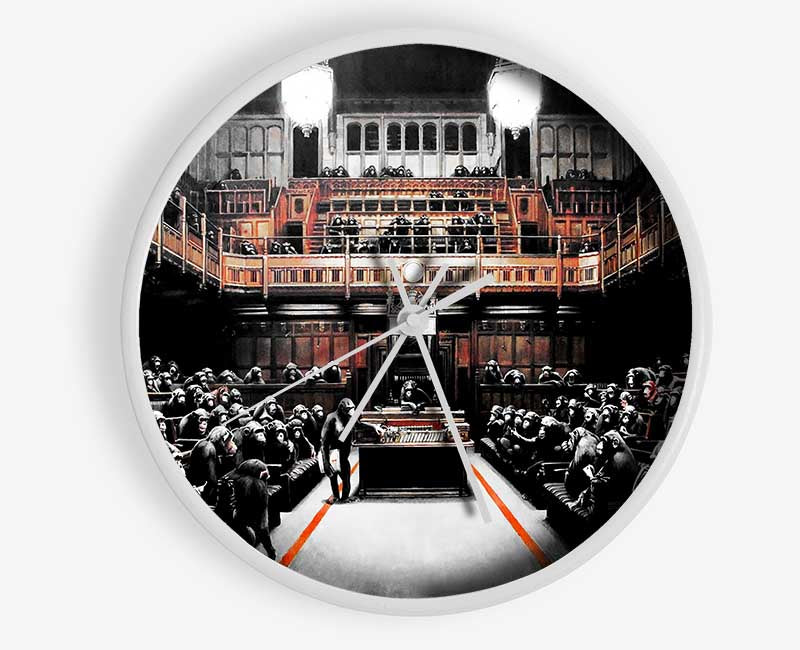 Chimps Houses Of Parliament Clock - Wallart-Direct UK