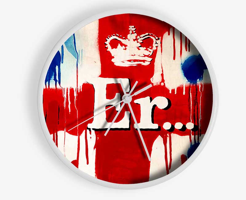 Er Flag Clock - Wallart-Direct UK