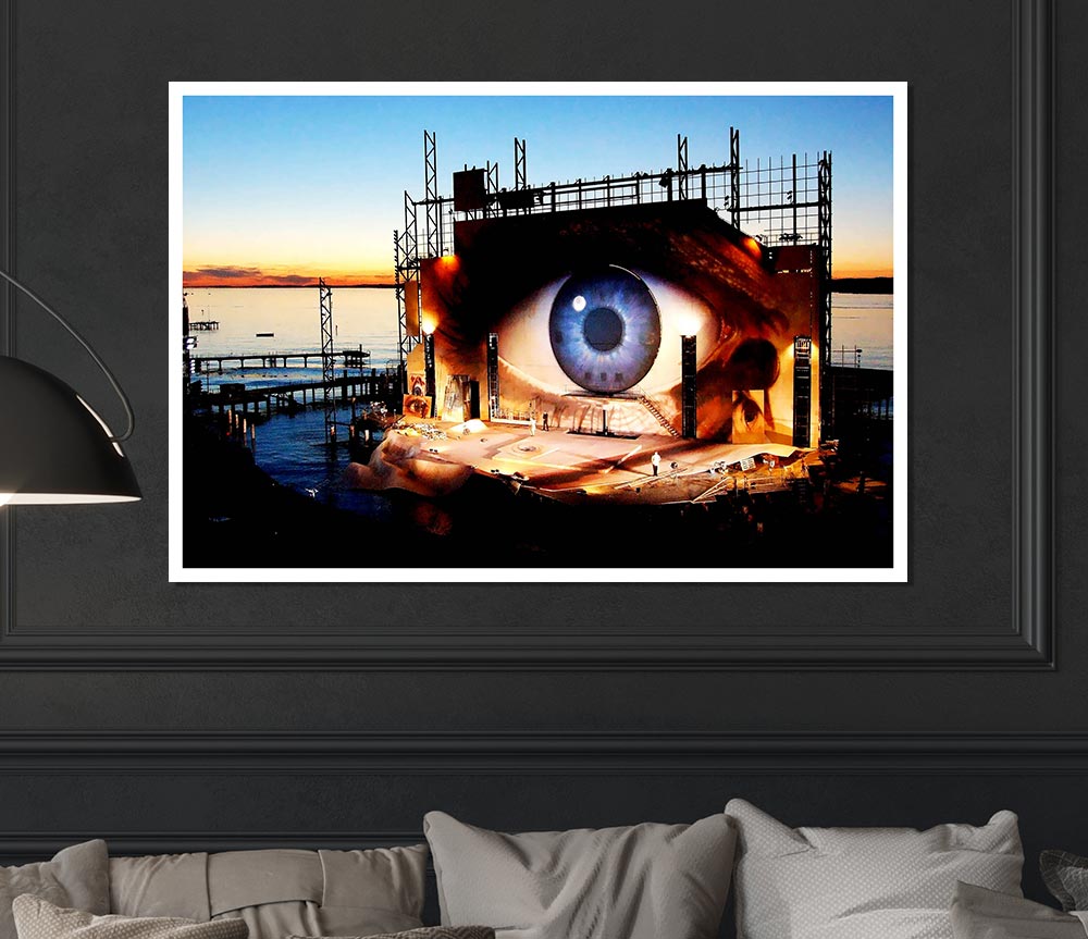 Eye Watching You Print Poster Wall Art