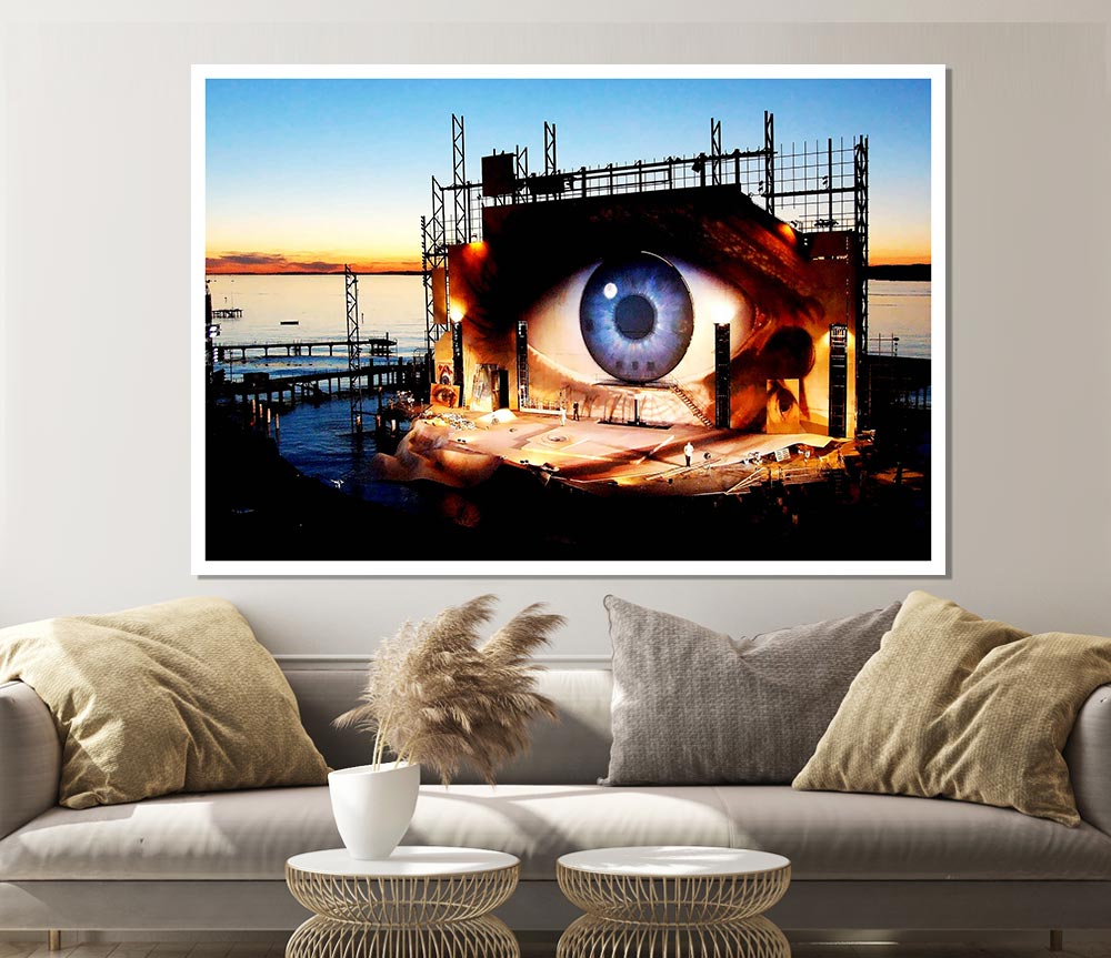 Eye Watching You Print Poster Wall Art