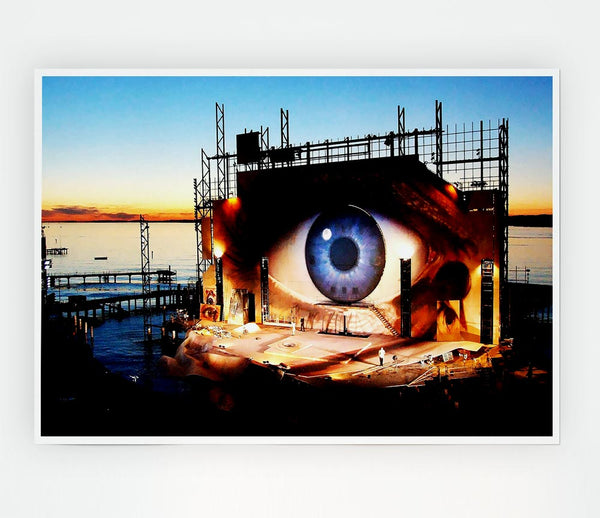 Eye Watching You Print Poster Wall Art