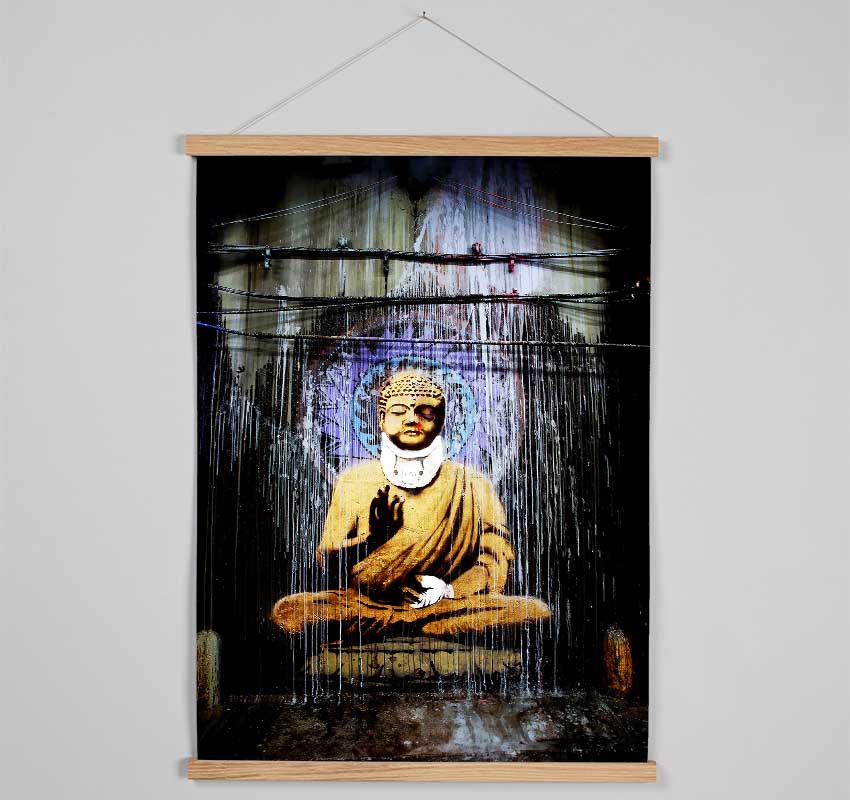 Injured Buddha Hanging Poster - Wallart-Direct UK