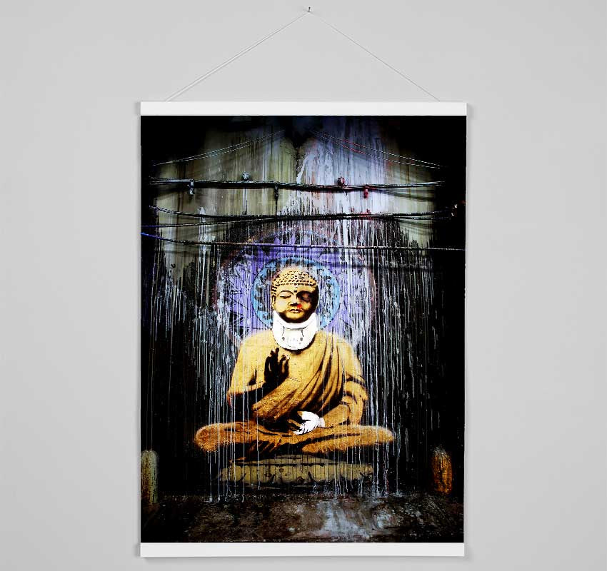 Injured Buddha Hanging Poster - Wallart-Direct UK