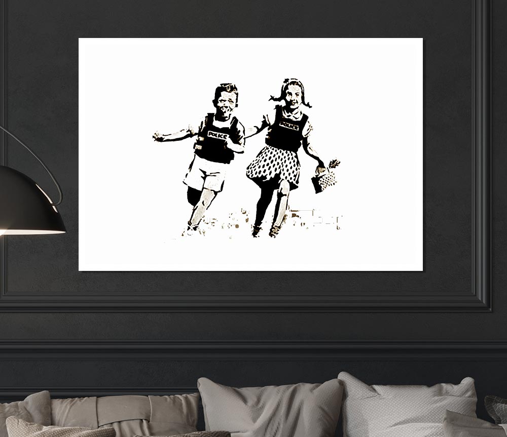 Jack And Jill White Print Poster Wall Art