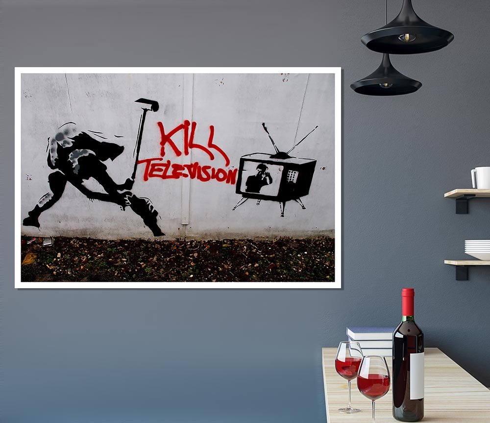 Kill Tv Print Poster Wall Art