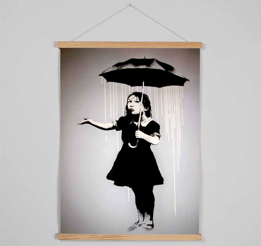 Liquid Rain Hanging Poster - Wallart-Direct UK