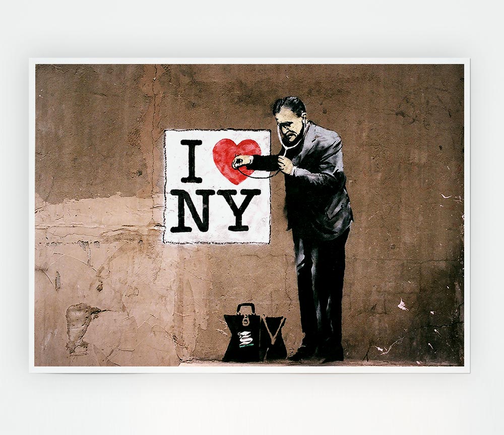 Love Ny Print Poster Wall Art