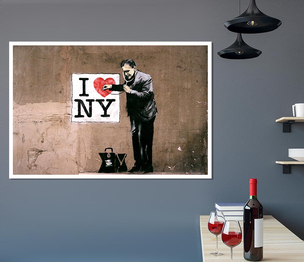 Love Ny Print Poster Wall Art