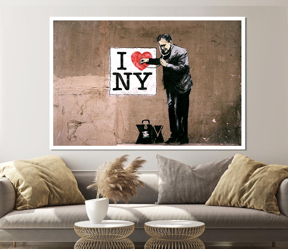 Love Ny Print Poster Wall Art