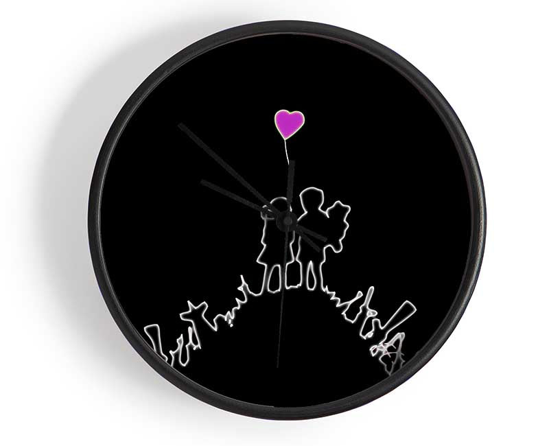 Love Victory Clock - Wallart-Direct UK