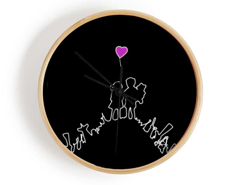 Love Victory Clock - Wallart-Direct UK