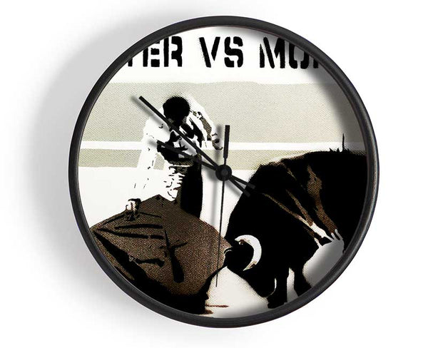 Monster Vs Monster Clock - Wallart-Direct UK