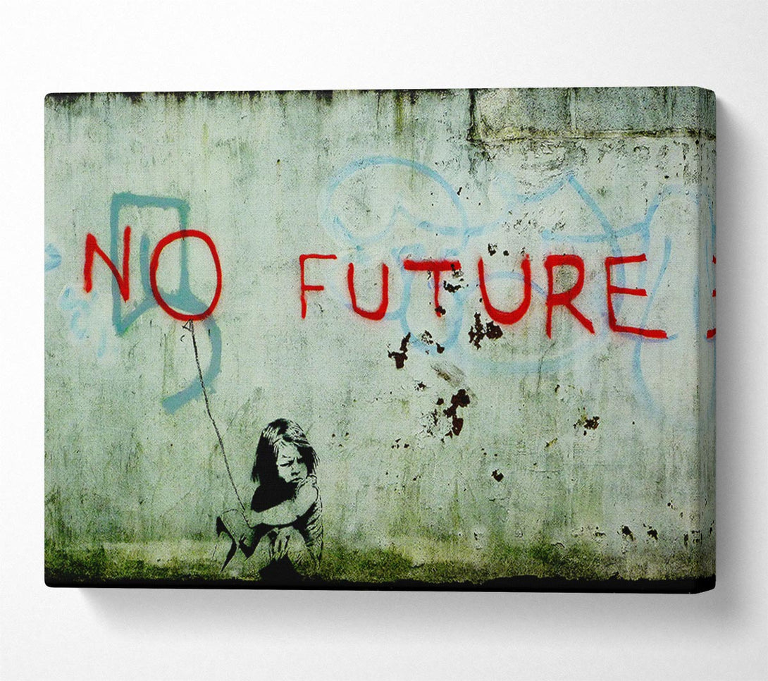 Picture of No Future Clean Canvas Print Wall Art