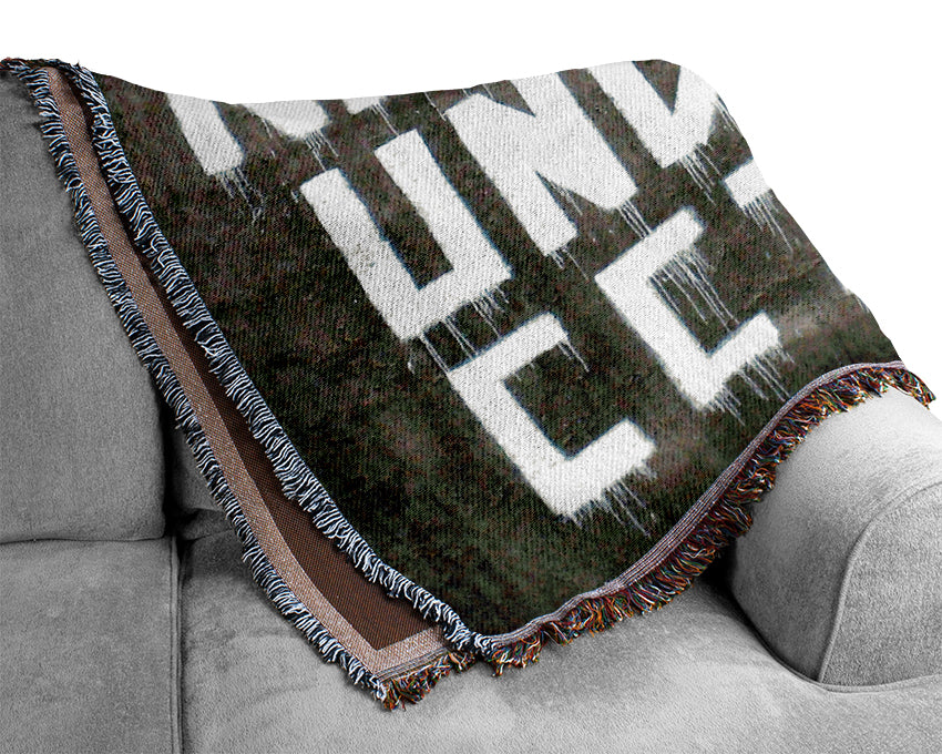 One Nation Under Cctv Woven Blanket