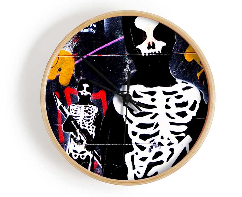 Skeleton Army Clock - Wallart-Direct UK