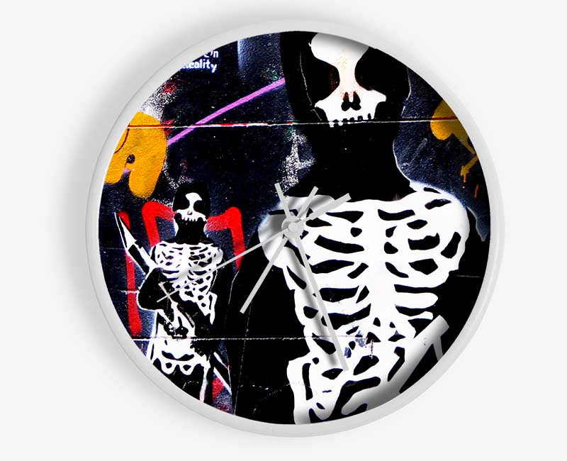 Skeleton Army Clock - Wallart-Direct UK