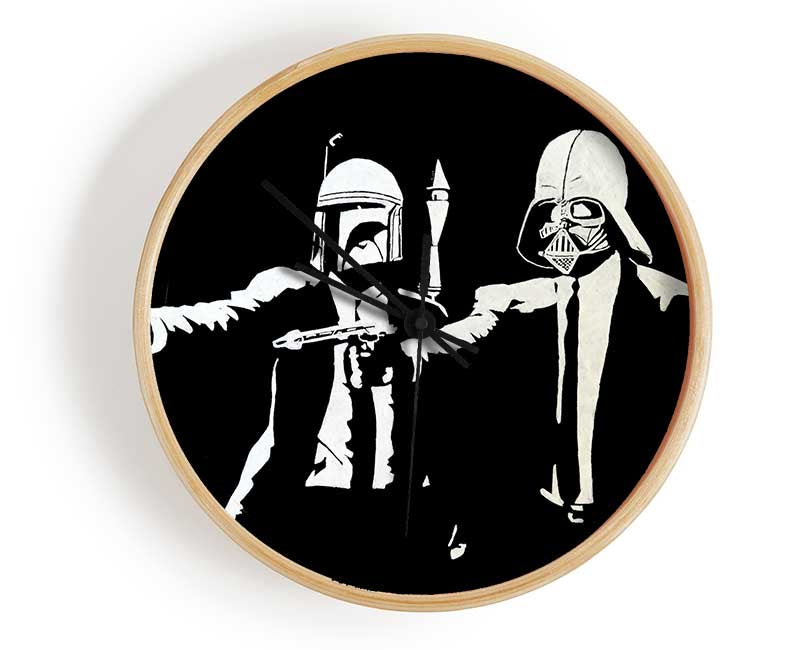 Star Wars Pulp Fiction Clock - Wallart-Direct UK