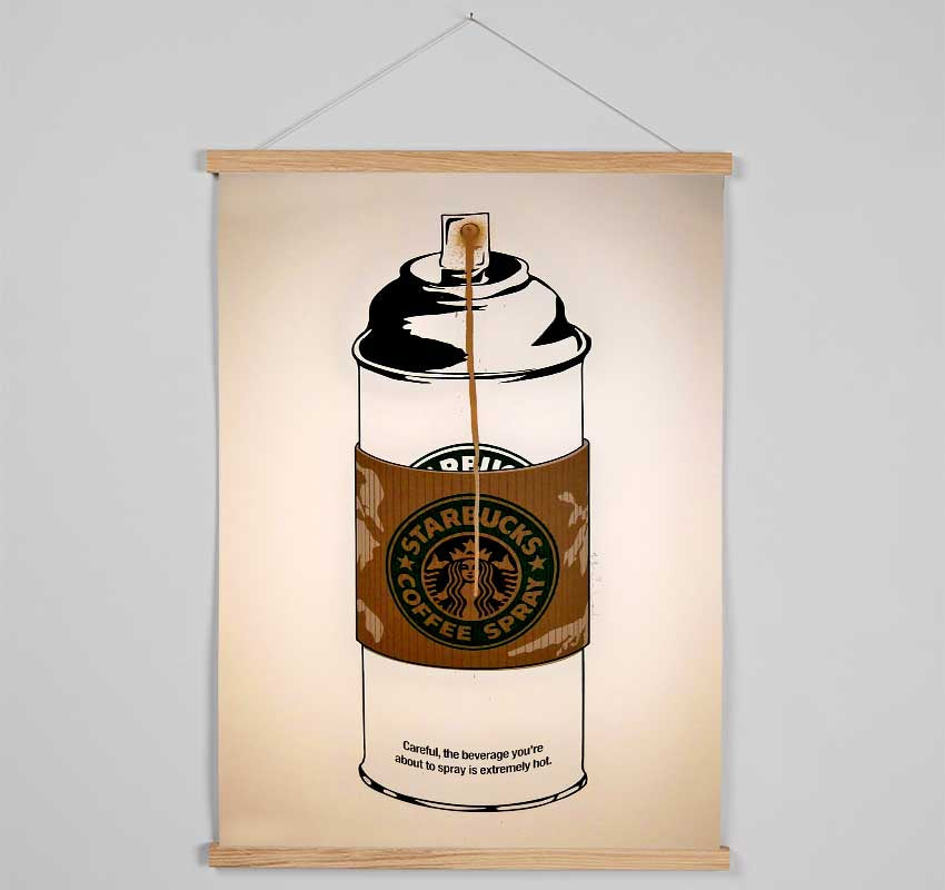 Starbucks Coffee Spray Hanging Poster - Wallart-Direct UK