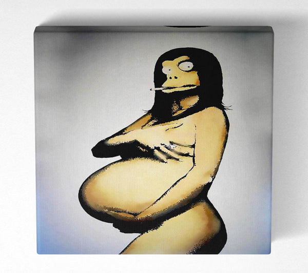 Picture of The New Age Mona Lisa Square Canvas Wall Art