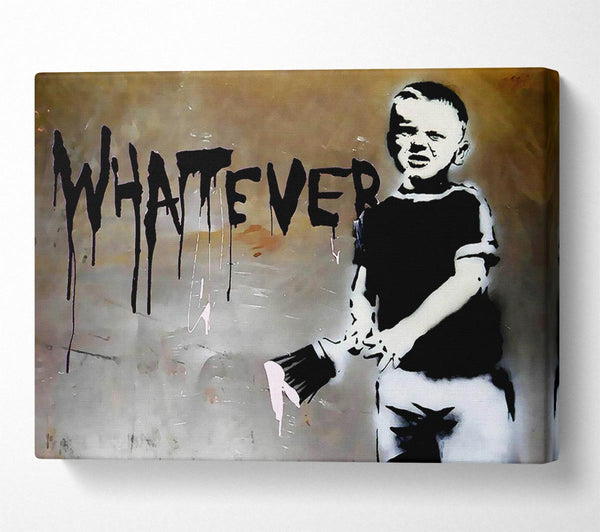 Picture of Whatever Kid Canvas Print Wall Art