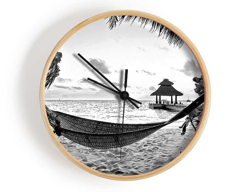 Tropical Paradise For Lovers Clock - Wallart-Direct UK