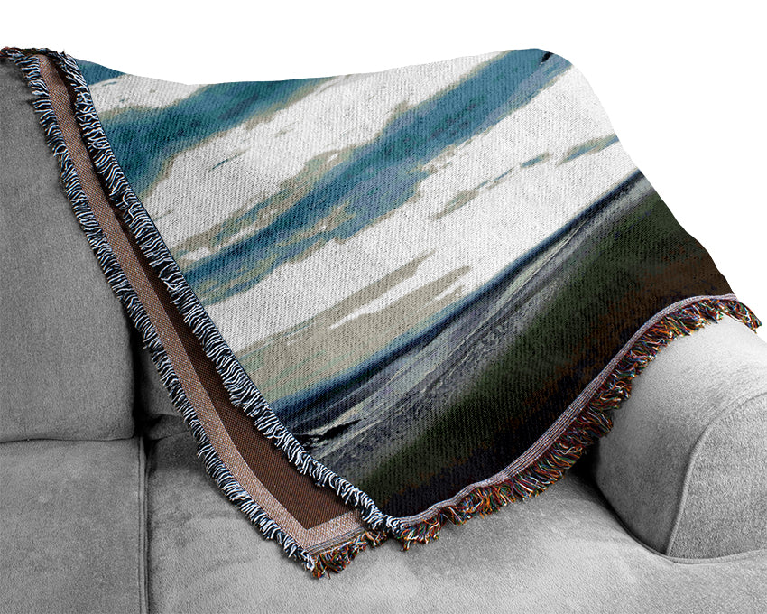 Twilight At Big Sur Woven Blanket