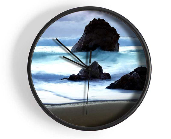 Twilight At Big Sur Clock - Wallart-Direct UK