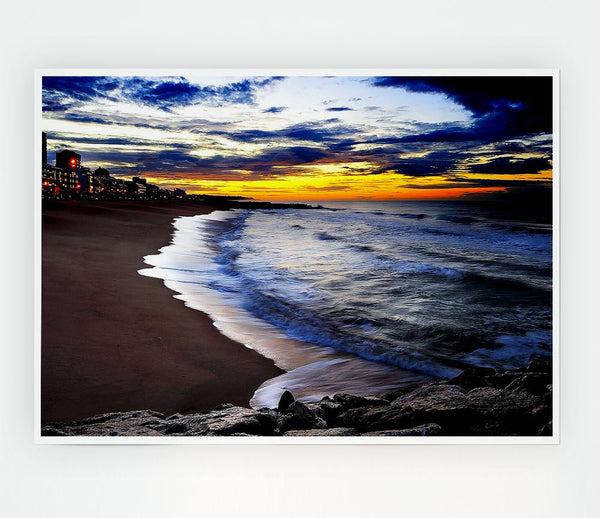 Beach Resort Print Poster Wall Art