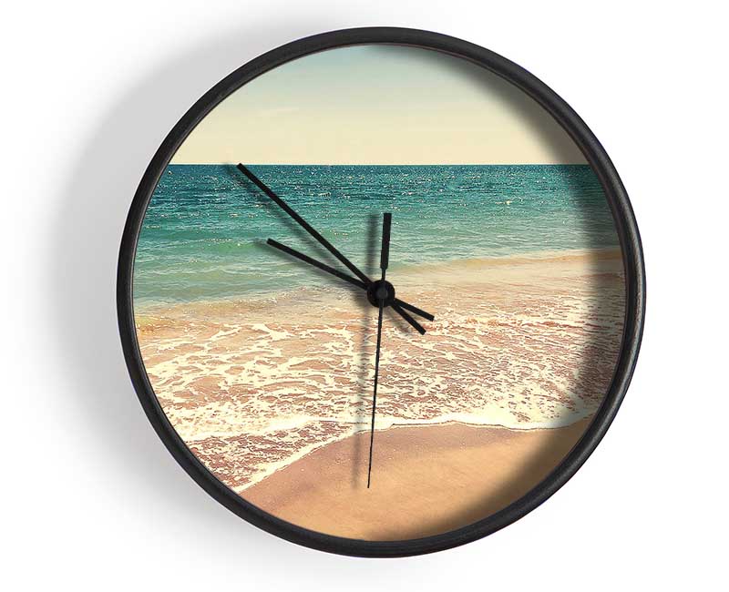 Sparkles From The Summer Ocean Clock - Wallart-Direct UK