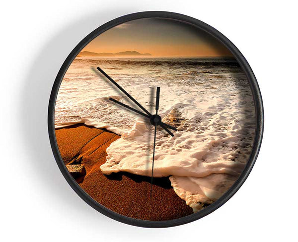 Sunset Ocean Delight Clock - Wallart-Direct UK