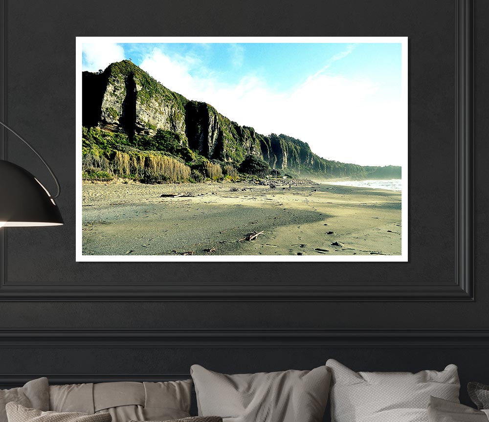 Beautiful Beaches In New Zealand Print Poster Wall Art