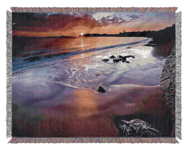 Beautiful Sunrise Woven Blanket