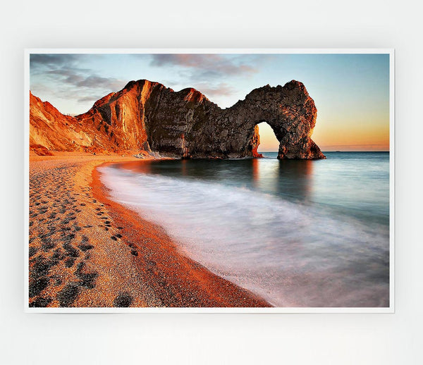 Durdle Door England Print Poster Wall Art