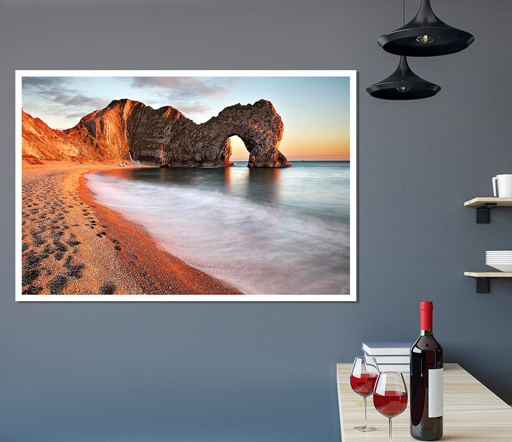 Durdle Door England Print Poster Wall Art