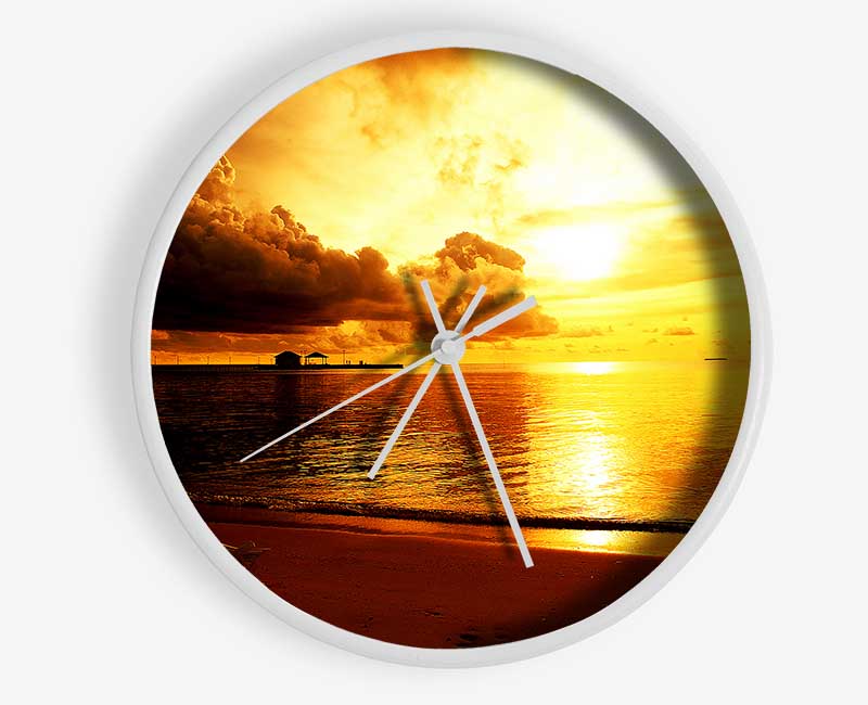 Gone Swimming Clock - Wallart-Direct UK