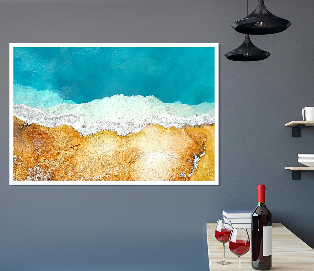 Hot Spring Print Poster Wall Art