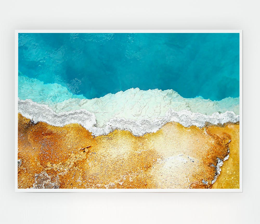 Hot Spring Print Poster Wall Art