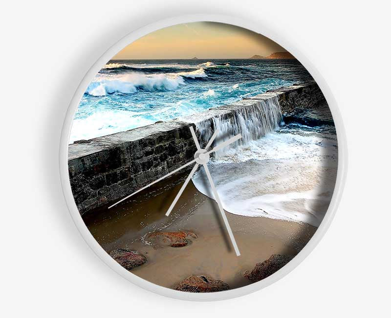 Sea Spill Clock - Wallart-Direct UK