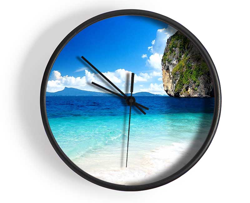 Sea Rock Thailand Clock - Wallart-Direct UK