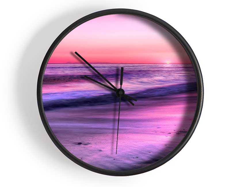 Sunset Dana Point San Clemente Califonia Clock - Wallart-Direct UK