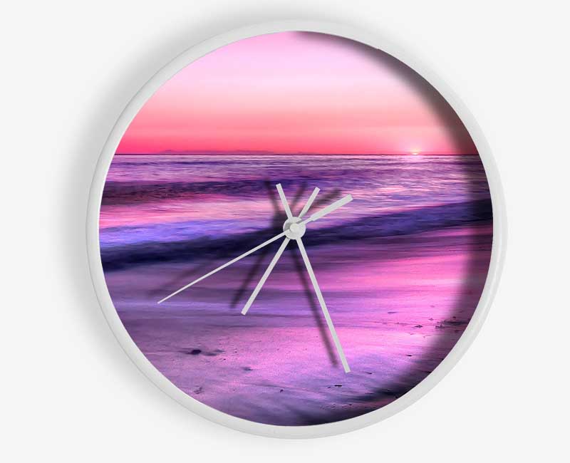 Sunset Dana Point San Clemente Califonia Clock - Wallart-Direct UK