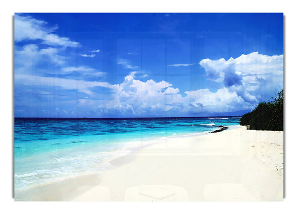 White Sands On The Paradise Island  Beach Canvasb LD