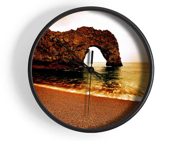 Doorway To The Ocean Sun Clock - Wallart-Direct UK